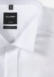 OLYMP Smokinghemd Luxor modern fit Weiß/Creme