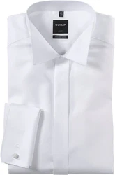 OLYMP Smokinghemd Luxor modern fit Weiß/Creme