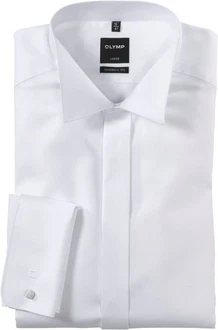 OLYMP Smokinghemd Luxor modern fit Weiß/Creme