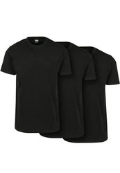 URBAN CLASSICS T-Shirt Urban Classics Herren Basic Tee Schwarz