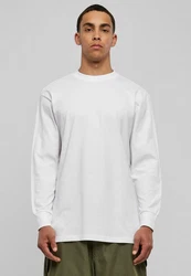Urban Classics Herren Tall Tee L/S Weiß/Grau/Creme/Khaki