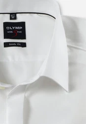 OLYMP Hemd Level Five Body Fit Creme/Weiß