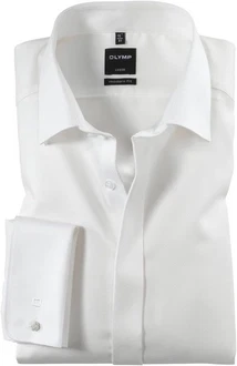 OLYMP Businesshemd Luxor modern fit Creme/Weiß