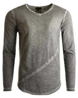 Frchtl Longsleeve Herren Langarmshirt Longshirt anthrazit