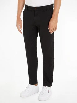 Tommy Jeans Chinohose TJM SCANTON CHINO PANT Schwarz