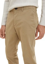 TOM TAILOR Chinohose Slim Fit Khaki/Beige/Weiß/Braun