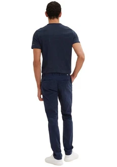 TOM TAILOR Chinohose Slim Fit Dunkelblau
