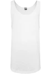 Urban Classics Long Shaped Open Edge Loose Tank Weiß/Creme