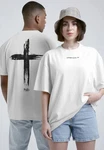 Remember you will die T-Shirt Cross T-Shirt Weiß/Braun/Lila