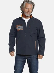 Jan Vanderstorm Funktionsjacke TEEMU  Blau/Dunkelblau/Orange/Grau