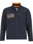 Jan Vanderstorm Funktionsjacke TEEMU  Blau/Dunkelblau/Orange/Grau