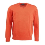 MAERZ Muenchen Sweatshirt Pullover V-Ausschnitt Orange/Rot
