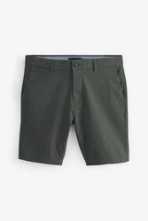 Next Chinoshorts Skinny Fit Khaki/Dunkelgrün