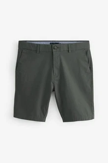 Next Chinoshorts Skinny Fit Khaki/Dunkelgrün