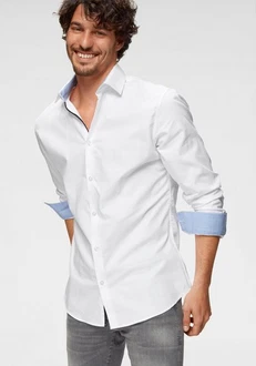 SELECTED HOMME Hemd SLHMark Mark weiß
