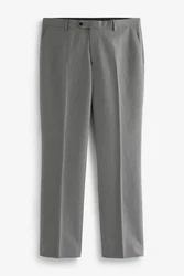 Next Strukturierter Anzug im Tailored Fit Hose Hellgrau/Grau/Dunkelgrau/Khaki/Braun