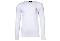 Versace T-Shirt Herren Shirt Weiß/Creme/Schwarz/Dunkelblau