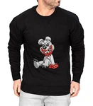 RMK Rundhalspullover Herren Pullover Langarmshirt Sweatshirt Pulli Beige/Schwarz/Grün/Grau