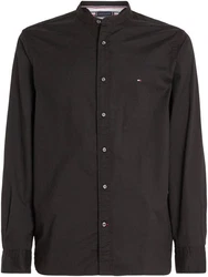 Tommy Hilfiger Natürliches Weiches Mao-Rf-Hemd schwarz