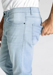 H.I.S Slim-fit Jeans FLUSH schmale Beinform Hellblau/Blau/Grau