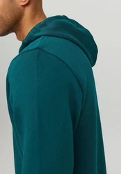 Jack & Jones Kapuzensweatshirt LOGO SWEAT HOOD Dunkelgrün/Grün/Türkis