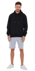 COMEOR Kapuzenpullover Hoodie Sweatshirt Schwarz/Dunkelblau