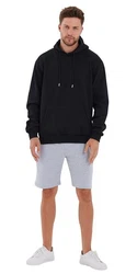 COMEOR Kapuzenpullover Hoodie Sweatshirt Schwarz/Dunkelblau