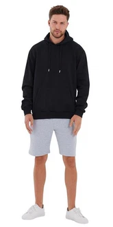 COMEOR Kapuzenpullover Hoodie Sweatshirt Schwarz/Dunkelblau