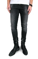 Goldgarn 5-Pocket Jeans NECKARAU Dunkelgrau/Schwarz/Grau