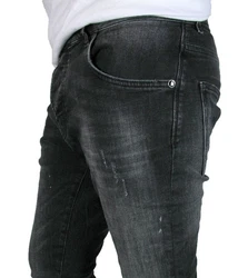 Goldgarn 5-Pocket Jeans NECKARAU Dunkelgrau/Schwarz/Grau