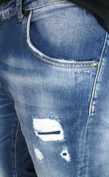 Goldgarn 5-Pocket Jeans NECKARAU Blau/Hellblau