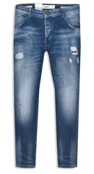 Goldgarn 5-Pocket Jeans NECKARAU Blau/Hellblau