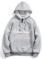 RMK Kapuzenpullover Hoodie Pullover Kapuze Langarmshirt mit Taschen Grau/Rosa