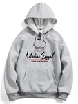 RMK Kapuzenpullover Hoodie Pullover Kapuze Langarmshirt mit Taschen Grau/Beige/Mintgrün/Lila