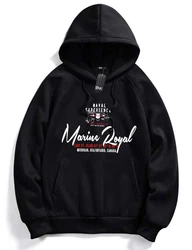 RMK Kapuzenpullover Hoodie Pullover Kapuze Langarmshirt mit Taschen Dunkelblau/Dunkelrot/Schwarz/Lila