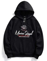 Kapuzenpullover Herren Hoodie Pullover Kapuze Langarmshirt mit Taschen Unisex mit lizenziertem Print