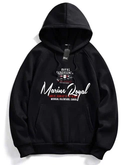 RMK Kapuzenpullover Hoodie Pullover Kapuze Langarmshirt mit Taschen