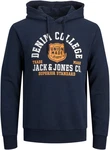 Jack & Jones Kapuzensweatshirt LOGO SWEAT HOOD Dunkelblau