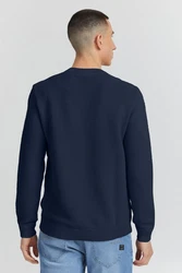 !Solid Pullover 'Valencia' Dunkelblau/Hellblau