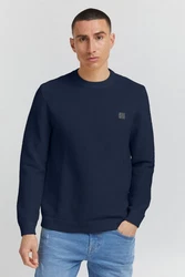 !Solid Pullover 'Valencia' Dunkelblau/Hellblau