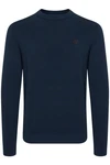 !Solid Pullover 'Valencia' Dunkelblau/Hellblau