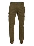 Jack & Jones Cargohose OLLIE JJARIS Khaki/Dunkelgrün