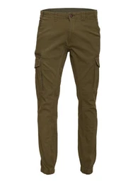Cargohose OLLIE JJARIS CARGO PANTS Herrenhose aus Bauwolle Viele Taschen Moderner schmaler Schnitt