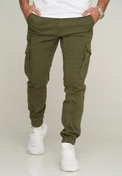 Jack & Jones Cargohose OLLIE JJARIS Khaki/Dunkelgrün