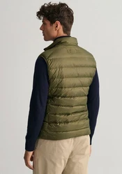 GANT Weste LIGHT DOWN VEST oliv/wei
