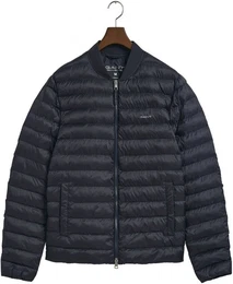Steppjacke Light Weight Bomberjacke leicht pflegeleicht mit geripptem Bomberkragen
