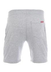 riverso Herren Sweat Short RIVMoritz Bermudashort Grau/Hellgrau/Rot