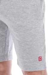 riverso Herren Sweat Short RIVMoritz Bermudashort Grau/Hellgrau/Rot