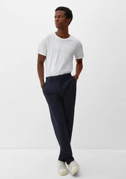 Stoffhose Slim: Jogg Suit-Hose