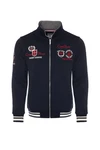 CARISMA Sweatjacke Regular Dunkelblau/Dunkelrot/Rot/Blau
